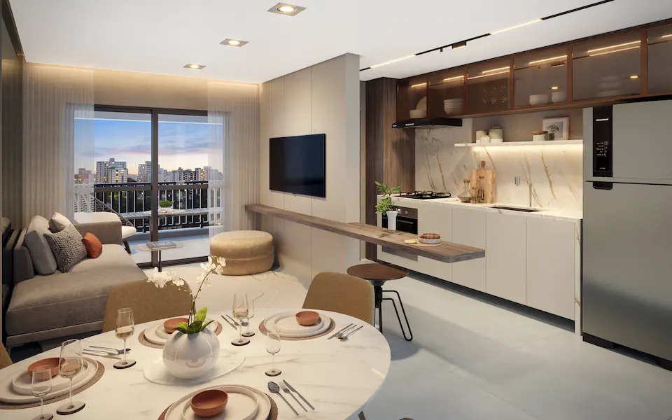 Decorado 65 m²
